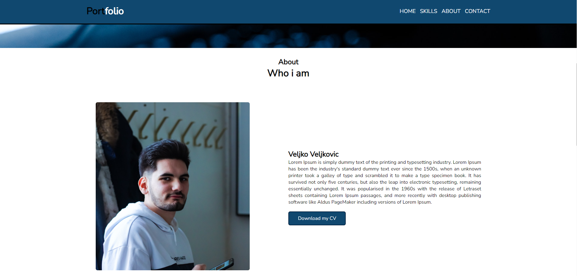 Portfolio site